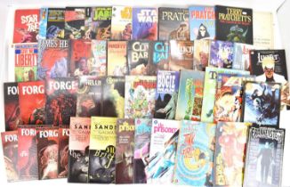 Approximately seventy-two mixed comic books to include 'Forge', 'World Warcraft', 'Matrix', '