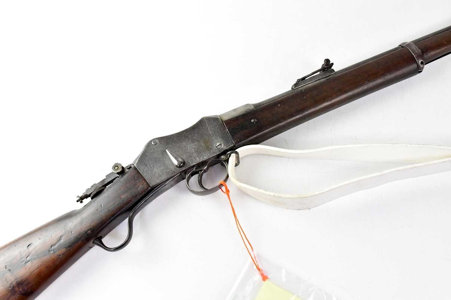 ENFIELD; a deactivated 1876 Pattern Mk II .303" Martini-Henry under lever rifle, stamped to the - Image 2 of 2