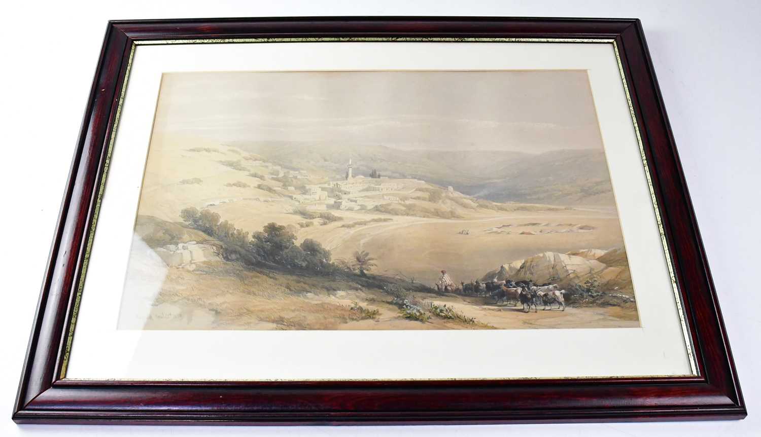 AFTER DAVID ROBERTS RA (1796-1864); a set of seven coloured lithographic prints depicting Eastern - Image 5 of 11