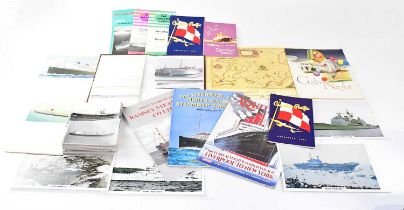 An extensive archive of shipping-related ephemera, mainly photographs and postcards of ships, with
