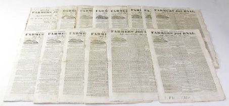 A group of volumes of 'Evans and Ruffy's Farmers' Journal and Agricultural Advertiser', dated 1815