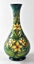 MOORCROFT; a vase in the 'Jasmine' design, copyrighted for 1996, with impressed and painted marks to