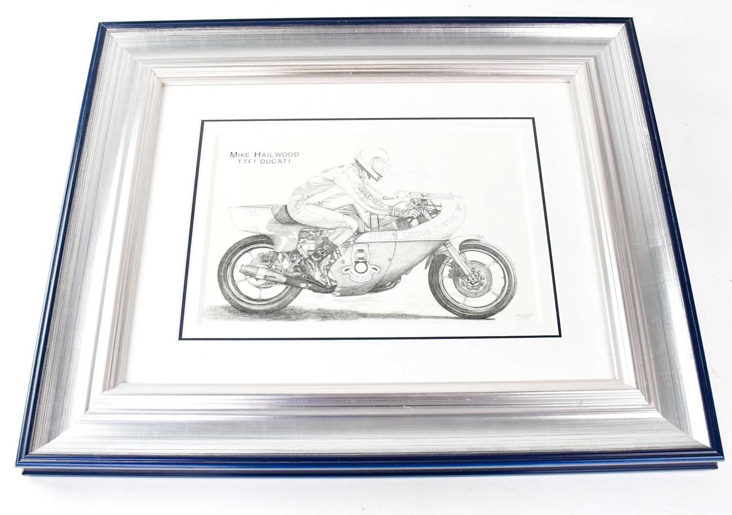 A small quantity of pictures and prints to include two prints of pencil sketches by Steve Higham, - Image 5 of 7