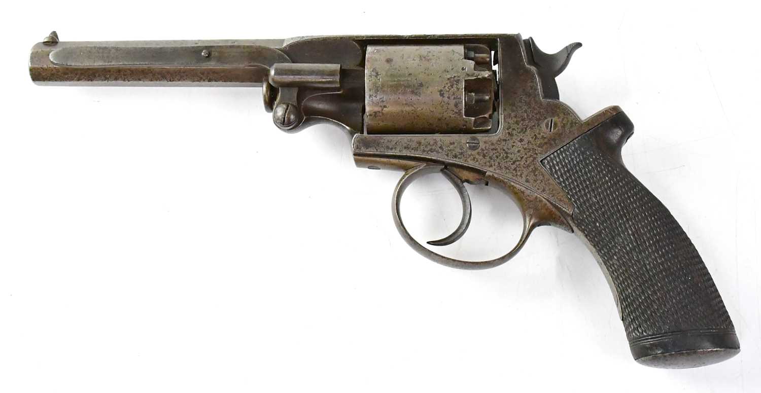 BEAUMONT ADAMS; a 19th century Adam's patent 54 bore 5 five shot double action percussion cap - Image 2 of 3