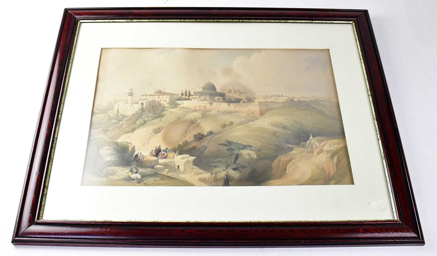 AFTER DAVID ROBERTS RA (1796-1864); a set of seven coloured lithographic prints depicting Eastern - Image 4 of 11