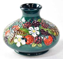MOORCROFT; a Centenary Year vase in the 'Carousel' design, copyrighted for 1996, with impressed