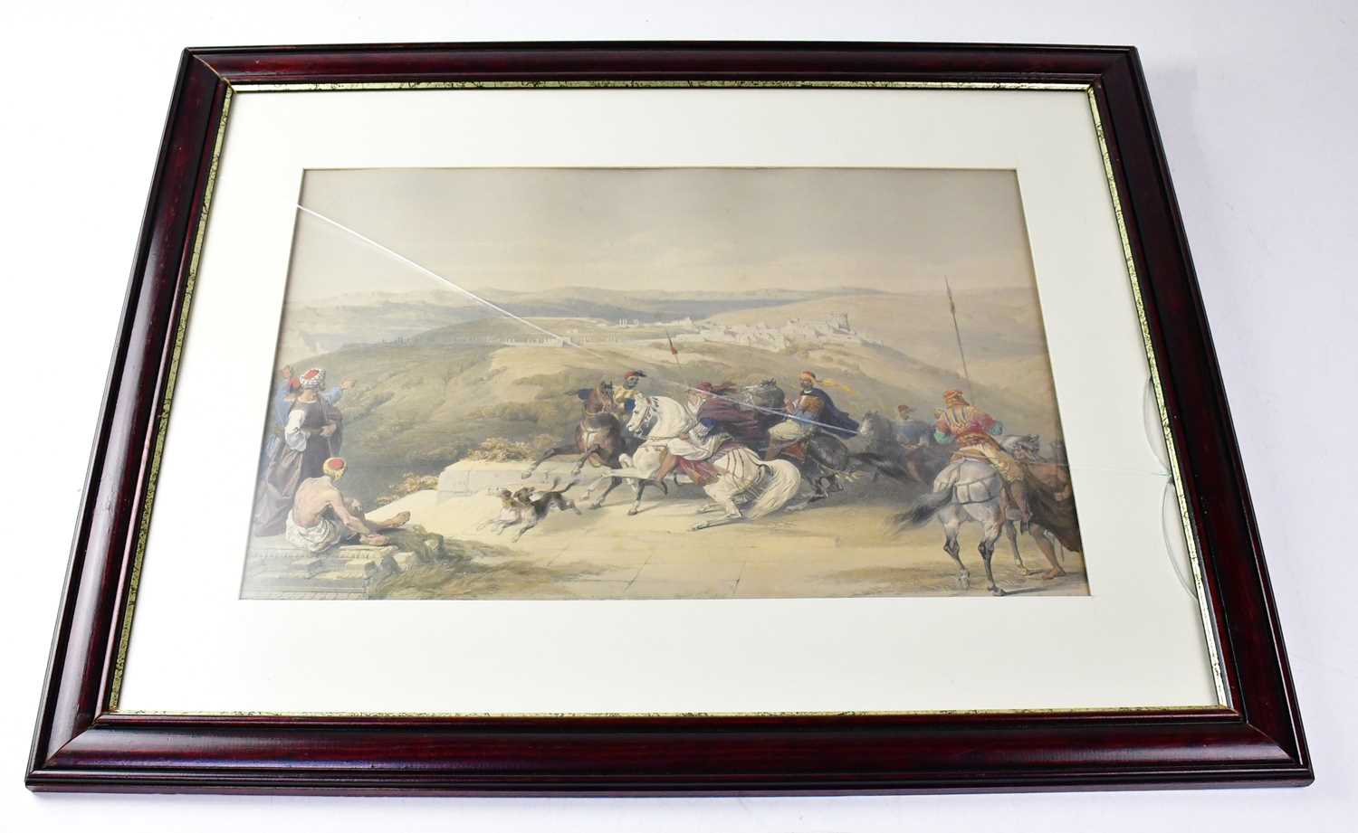 AFTER DAVID ROBERTS RA (1796-1864); a set of seven coloured lithographic prints depicting Eastern - Image 3 of 11