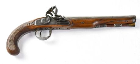 WILKISON, EDINBURGH; a late 18th/early 19th century best quality 15 bore flintlock duelling