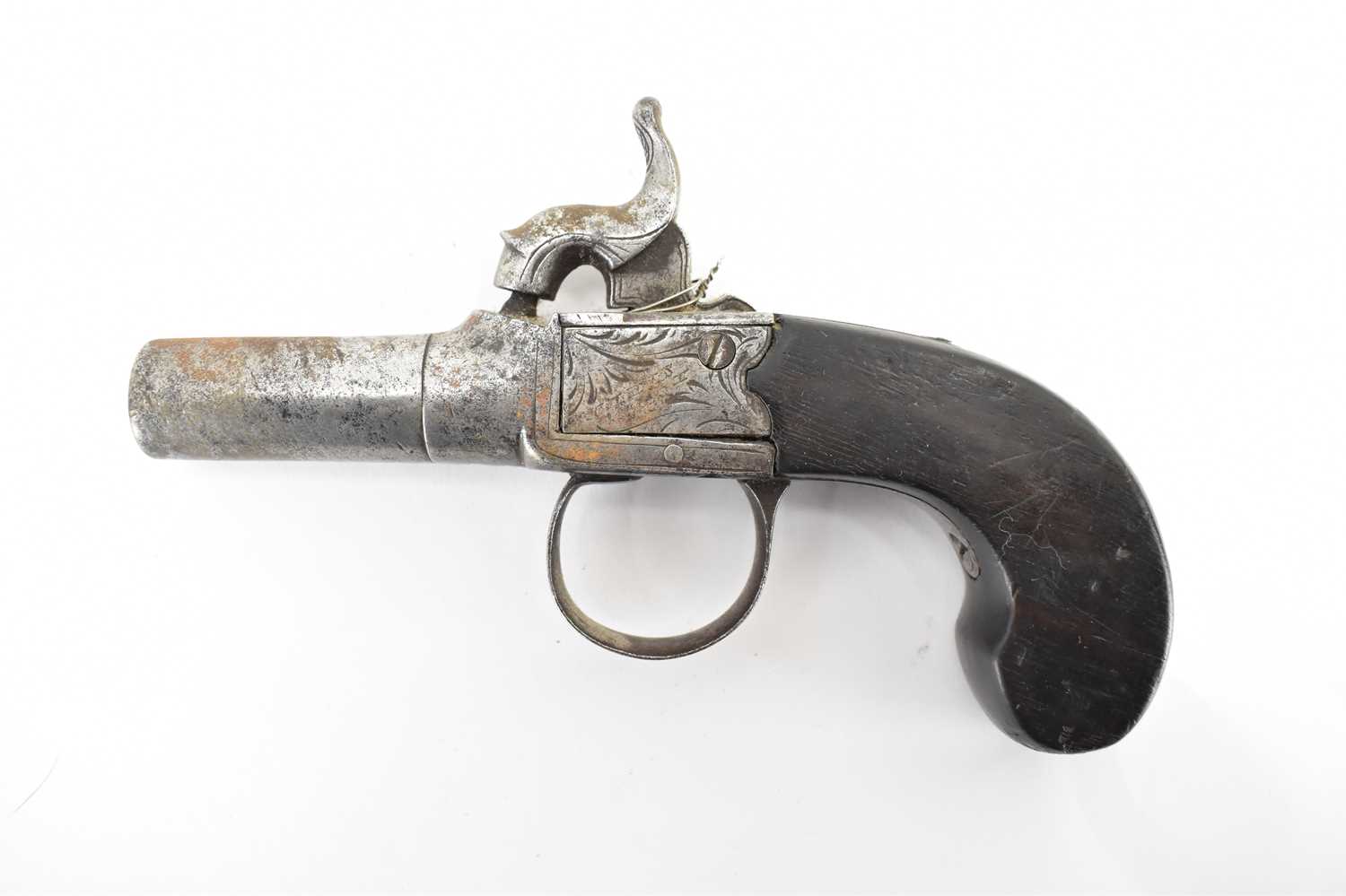 ASHFORD; a single shot percussion cap pistol, marked Ashford to the side (af). Condition Report: -