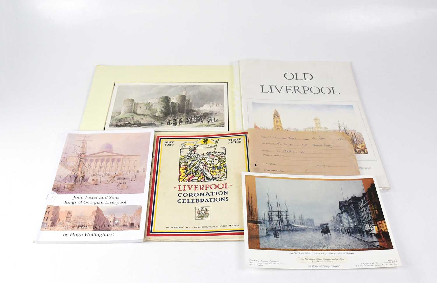 A collection of Liverpool related ephemera, to include a commemorative ticket for the official - Image 3 of 4