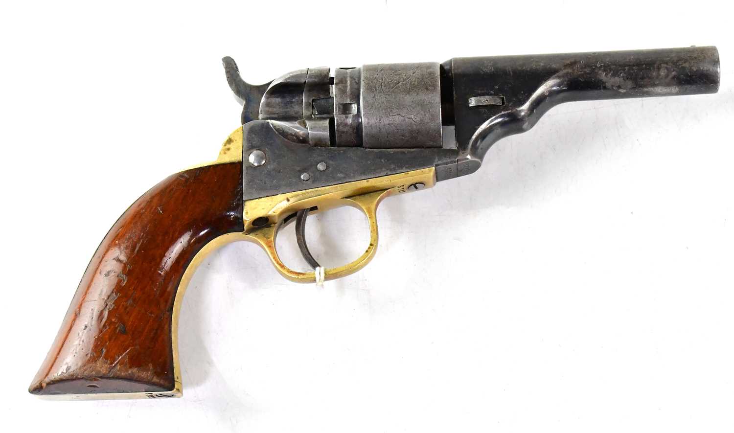 COLT; a M1862 pattern .38" rimfire factory converted five shot single action pocket Navy revolver,