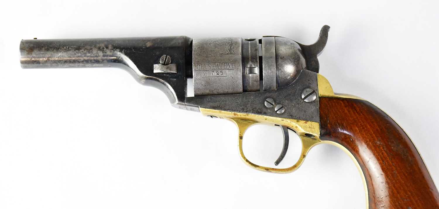 COLT; a M1862 pattern .38" rimfire factory converted five shot single action pocket Navy revolver, - Image 6 of 16