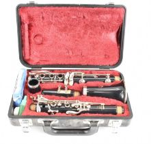 YAMAHA; a model 26II cased clarinet, in hard case. Condition Report: Used condition, but well looked