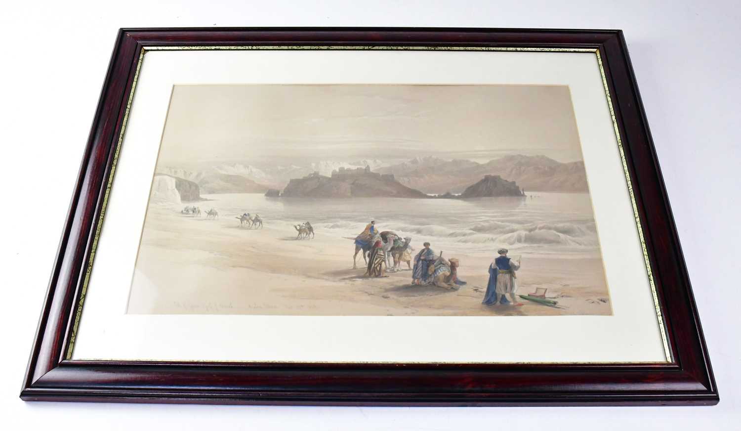 AFTER DAVID ROBERTS RA (1796-1864); a set of seven coloured lithographic prints depicting Eastern - Image 7 of 11