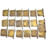 A quantity of brass and stainless steel interior door locks from boats, ships and yachts (17).