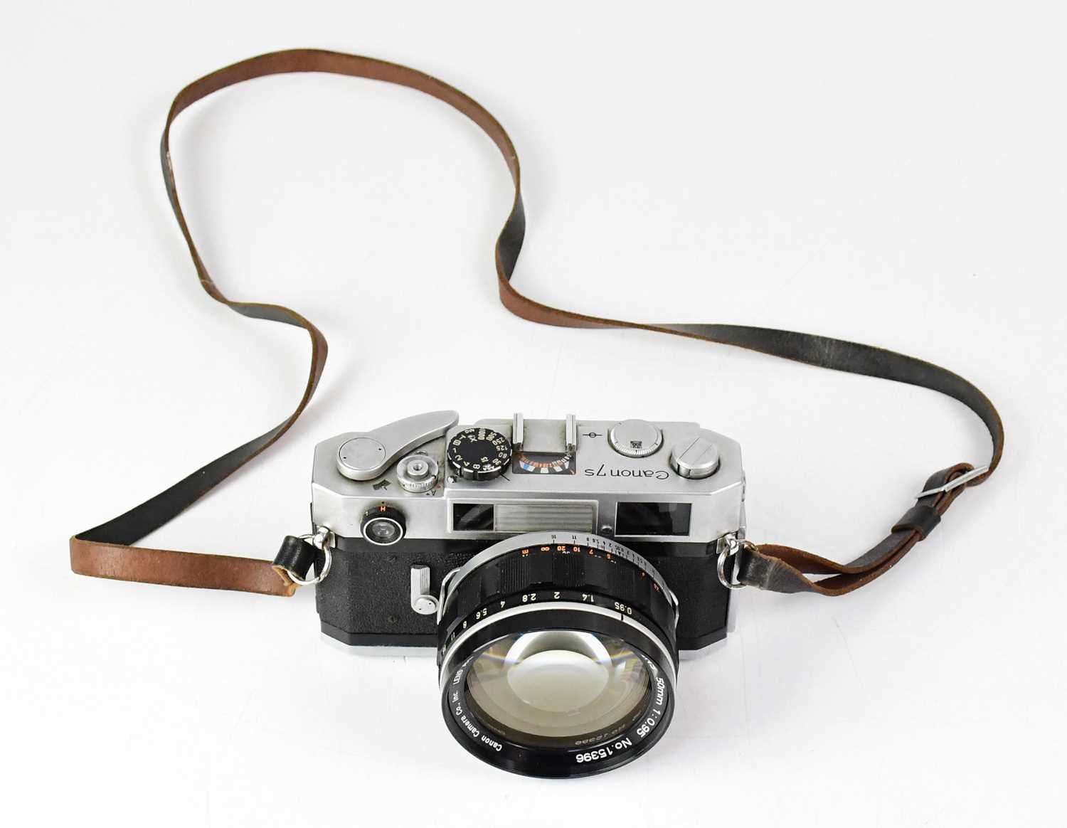 CANON; a 7S 35mm rangefinder camera, No. 102671, fitted with a Canon 50mm 1:0.95 lens, No. 15396, - Image 2 of 4