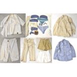 A military kit bag containing uniform and garments from the RAF and others, to include jacket,
