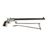J. STEVENS & CO, CHICOPEE FALLS; a .32" rimfire 'New Model Pocket Rifle' with 15" part octagonal