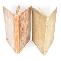 Two 18th century handwritten notebooks relating to the navigation of merchant ships to include