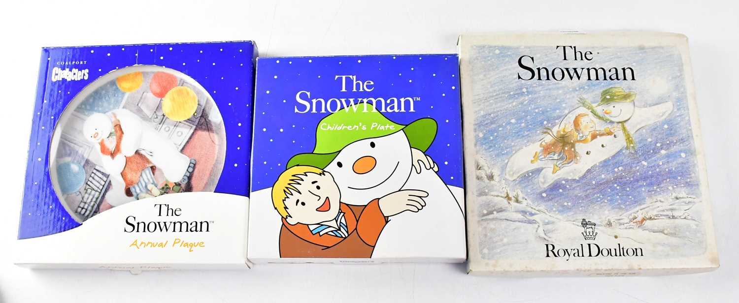 THE SNOWMAN; a quantity of collectibles, to include Coalport Characters mugs, children's plate and - Image 2 of 2