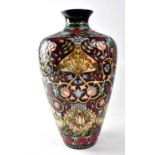 MOORCROFT; a trial vase in the 'Bullers Wood' pattern, after the carpet design by William Morris,
