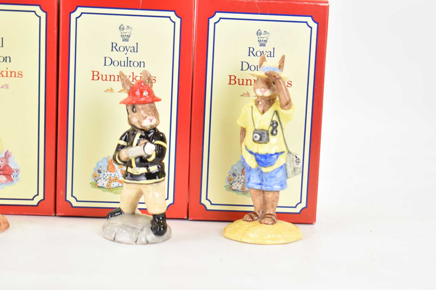 ROYAL DOULTON; four boxed 'Bunnykins' figures comprising DB268 'American Firefighter', limited - Image 3 of 3