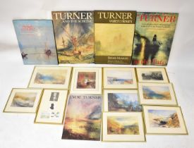 A quantity of prints relating to J. M. W. Turner, mostly prints of his work, including 'Venice',