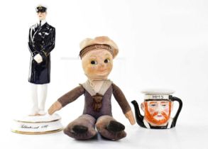 A porcelain figure by Michael Sutty, 'Sub Lieutenant 1897', limited edition no. 18/250, with