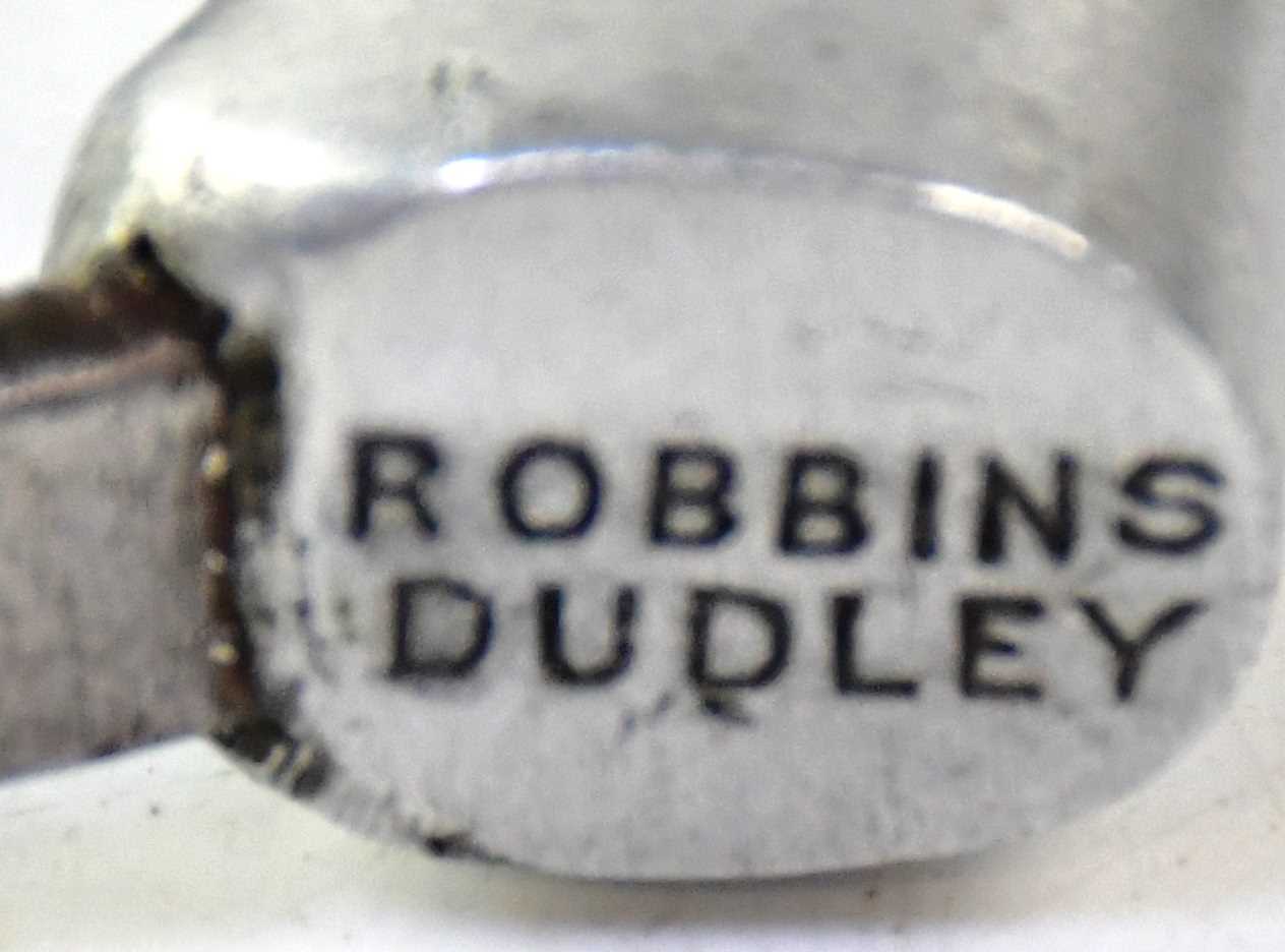 ROBBINS, DUDLEY; an original WWI period punch dagger with 5" double-edged steel blade and knuckle - Image 2 of 3