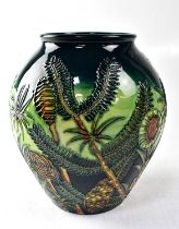 MOORCROFT; a limited edition vase in the 'Amazon Twilight' design, numbered 74, copyrighted for