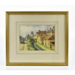 J L CHAPMAN (20TH CENTURY); gouache, 'Helmsley, Yorkshire', signed, 20 x 27cm, framed and glazed.