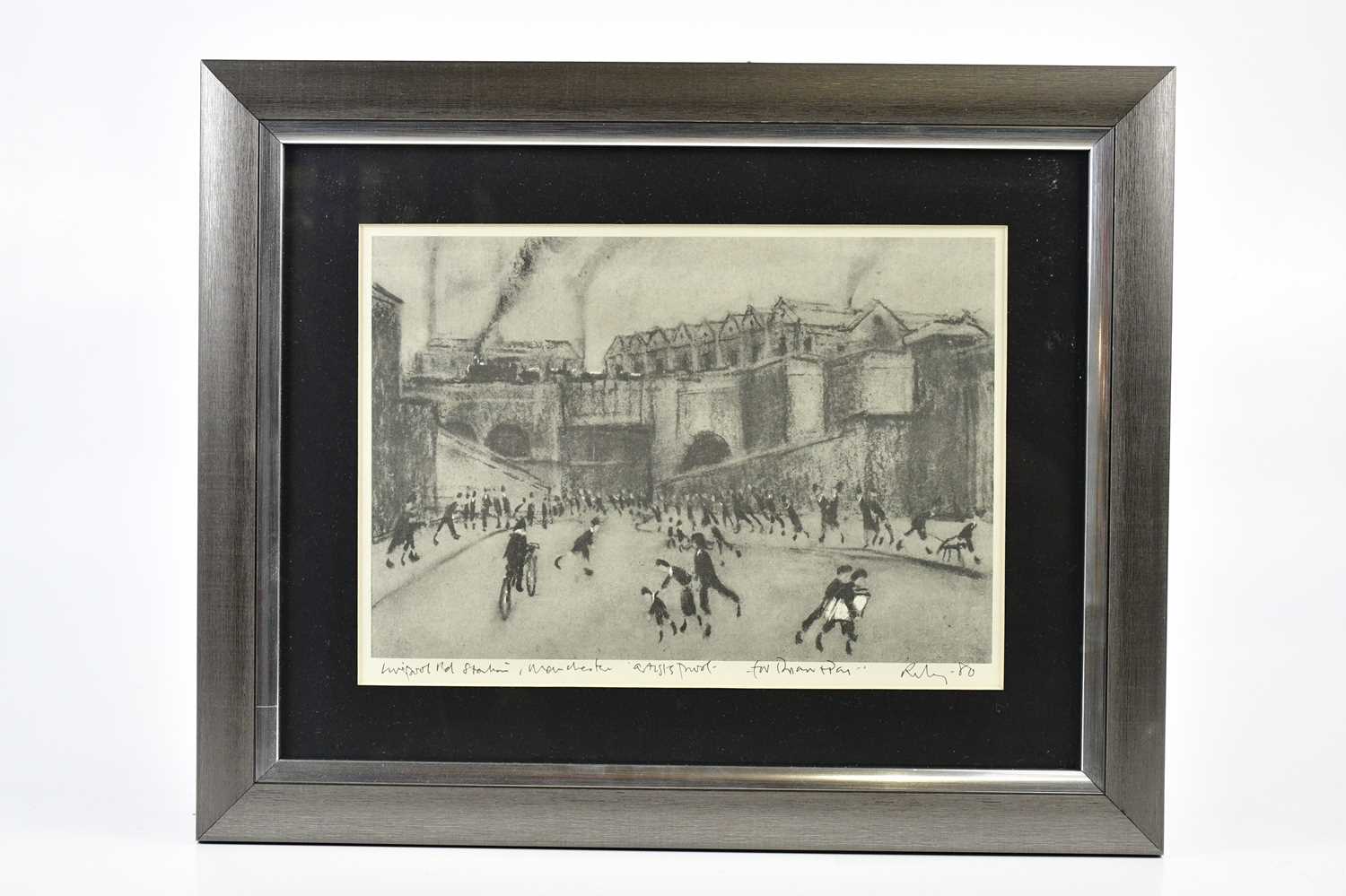 † HAROLD FRANCIS RILEY DL DLITT FRCS DFA ATC (1934-2023); heightened print, 'Liverpool Road Station,