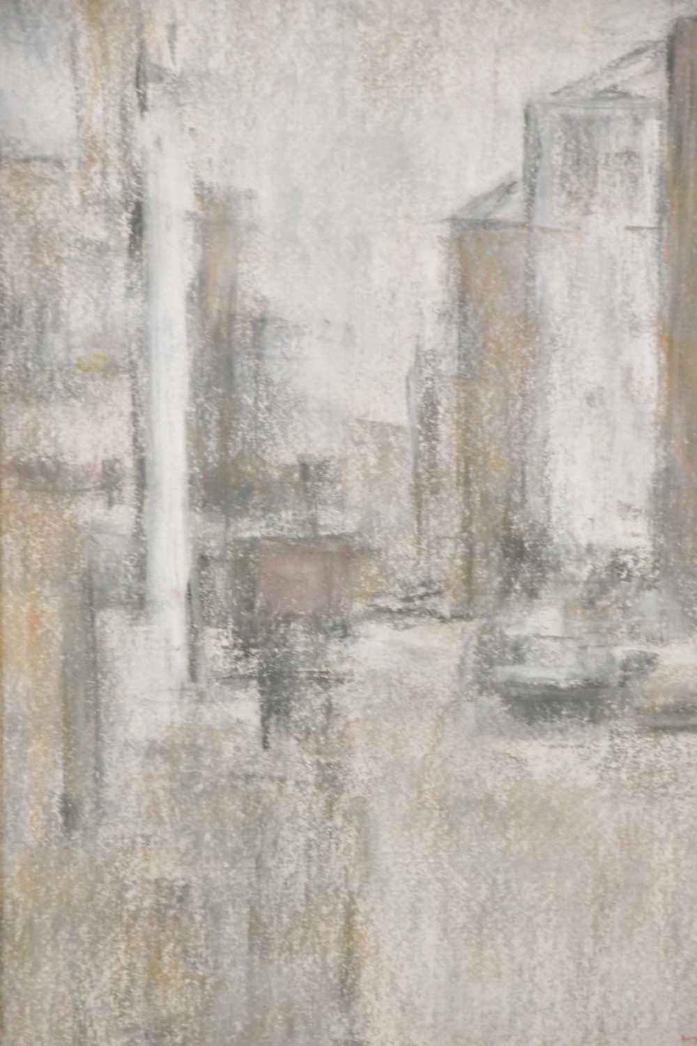 † IAN WOOD; pastel, 'John Dalton Street', indistinctly signed and dated 07, 29.5 x 23cm, framed - Image 2 of 4