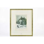 † HAROLD FRANCIS RILEY DL DLITT FRCS DFA ATC (1934-2023); signed print, 'Archie Street, Salford',