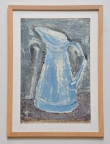 † ANTHONY 'TONY' WILD (born 1941); crayon, 'Blue Jug', signed, dated 91, 60 x 40cm, framed and