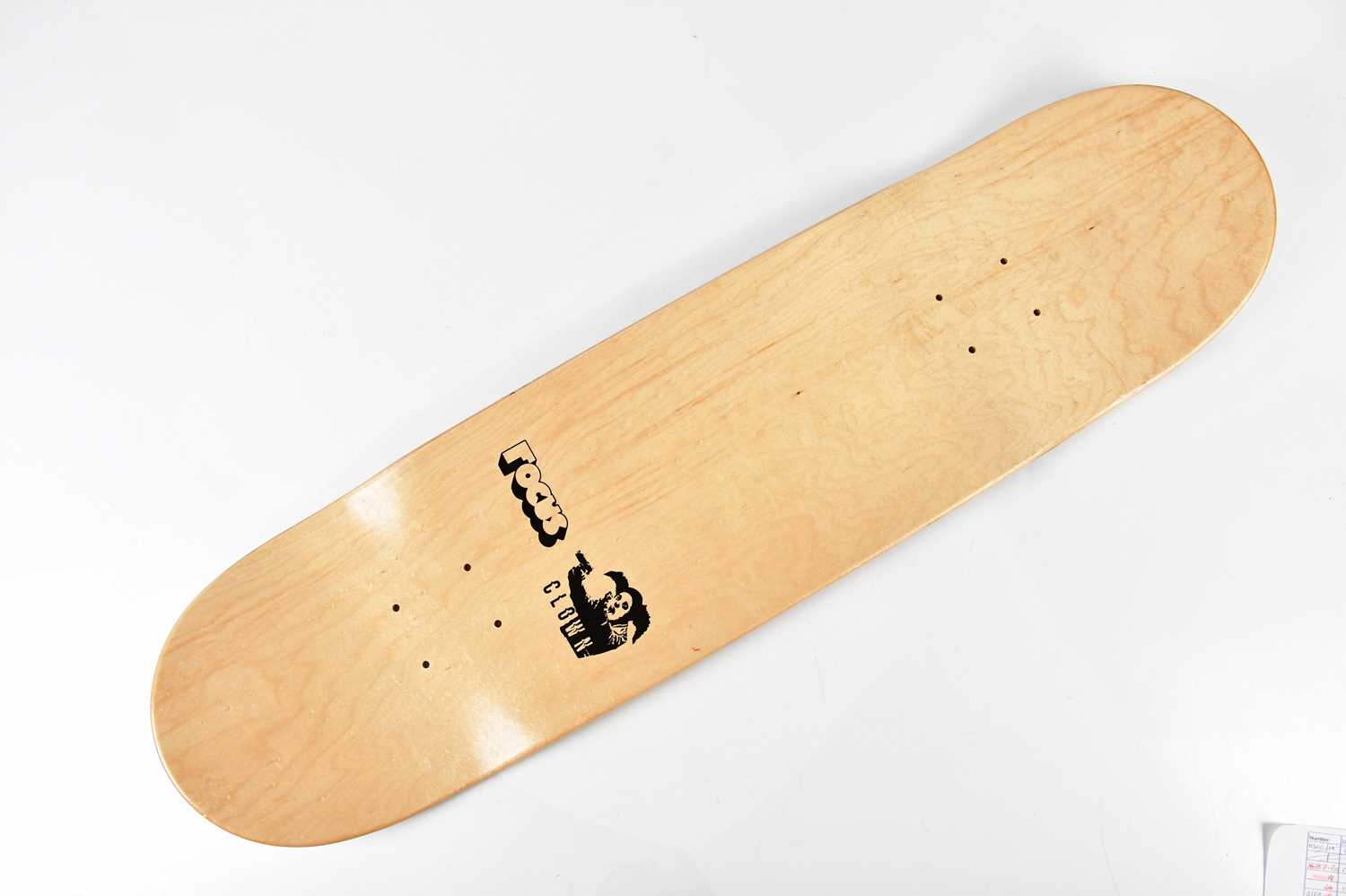 † BANKSY (born 1974); 'Clown Stockist Edition - Focus Skate Deck (2021)', hand screen printed with - Image 5 of 9