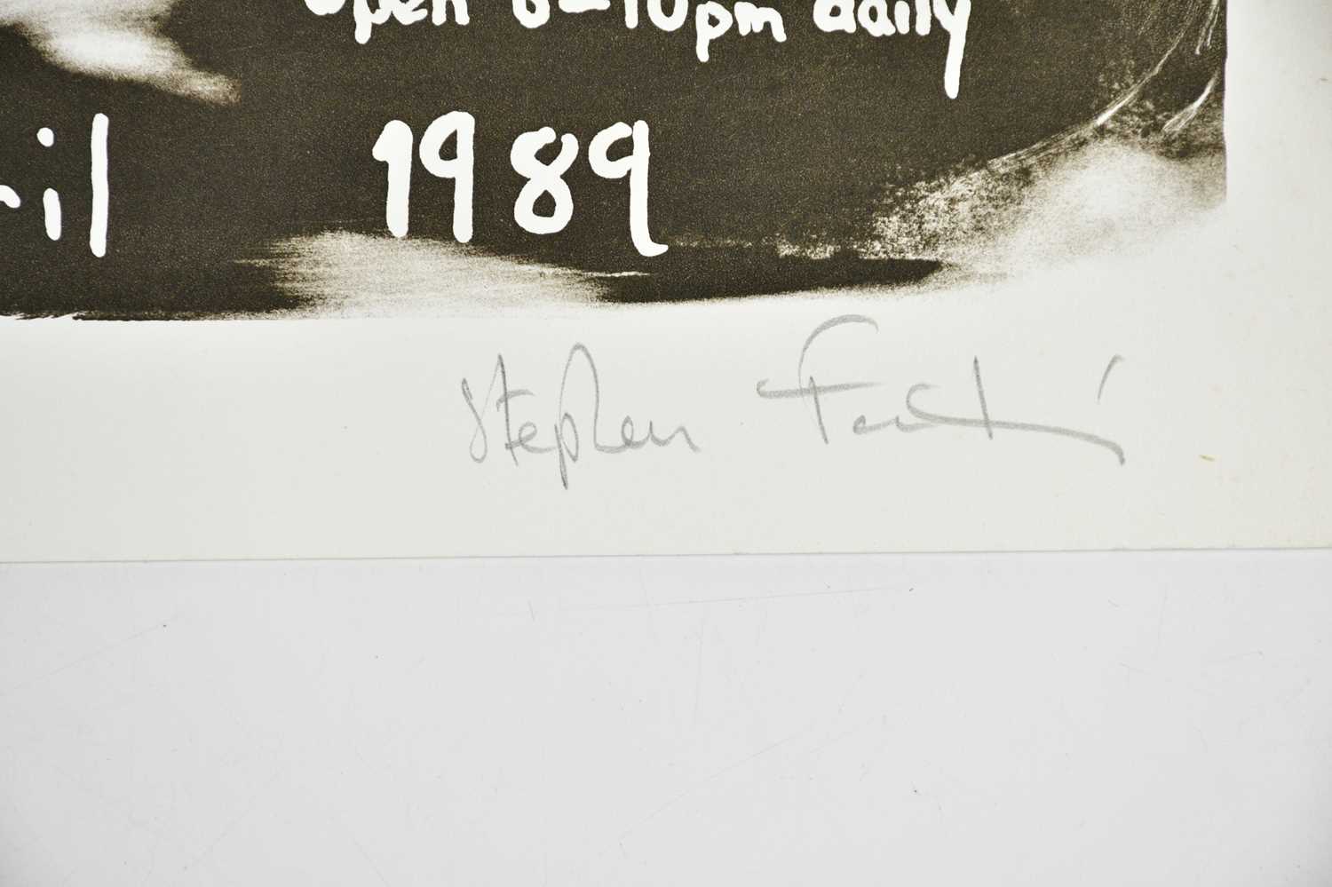 † STEPHEN FARTHING (born 1950); limited edition exhibition poster, 'Stephen Farthing and the - Image 6 of 6