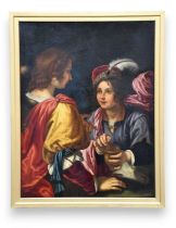 IN THE MANNER OF CRISTOFANO ALLORI (1577-1621); an early oil on relined canvas, 'TOBIAS AND THE