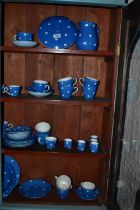 T G GREEN & CO; a collection of 'Domino' part tea and dinnerware (55).