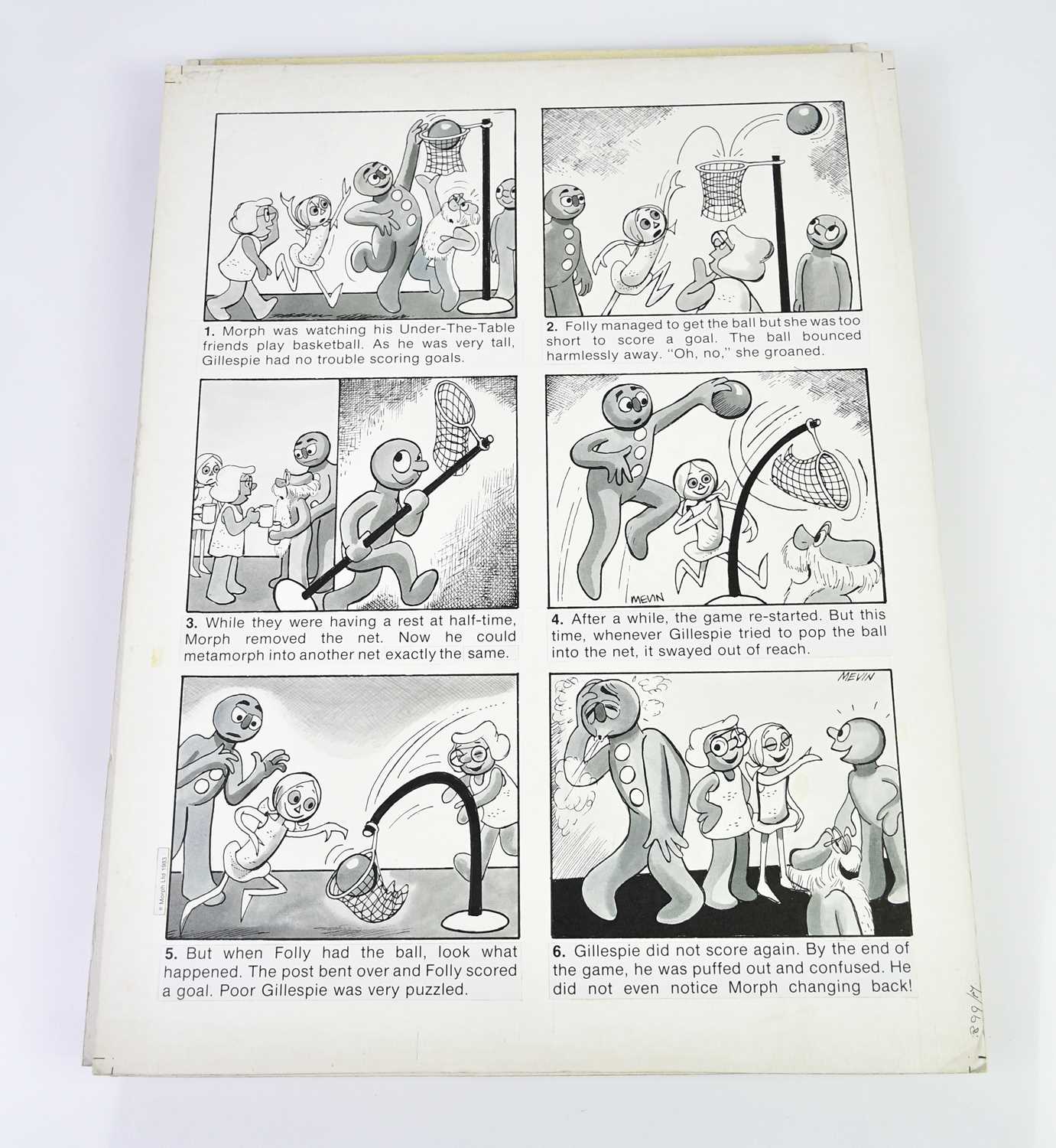 † BILL MEVIN; ten original black and white storyboard cartoons for Morph, produced for holiday - Image 2 of 2