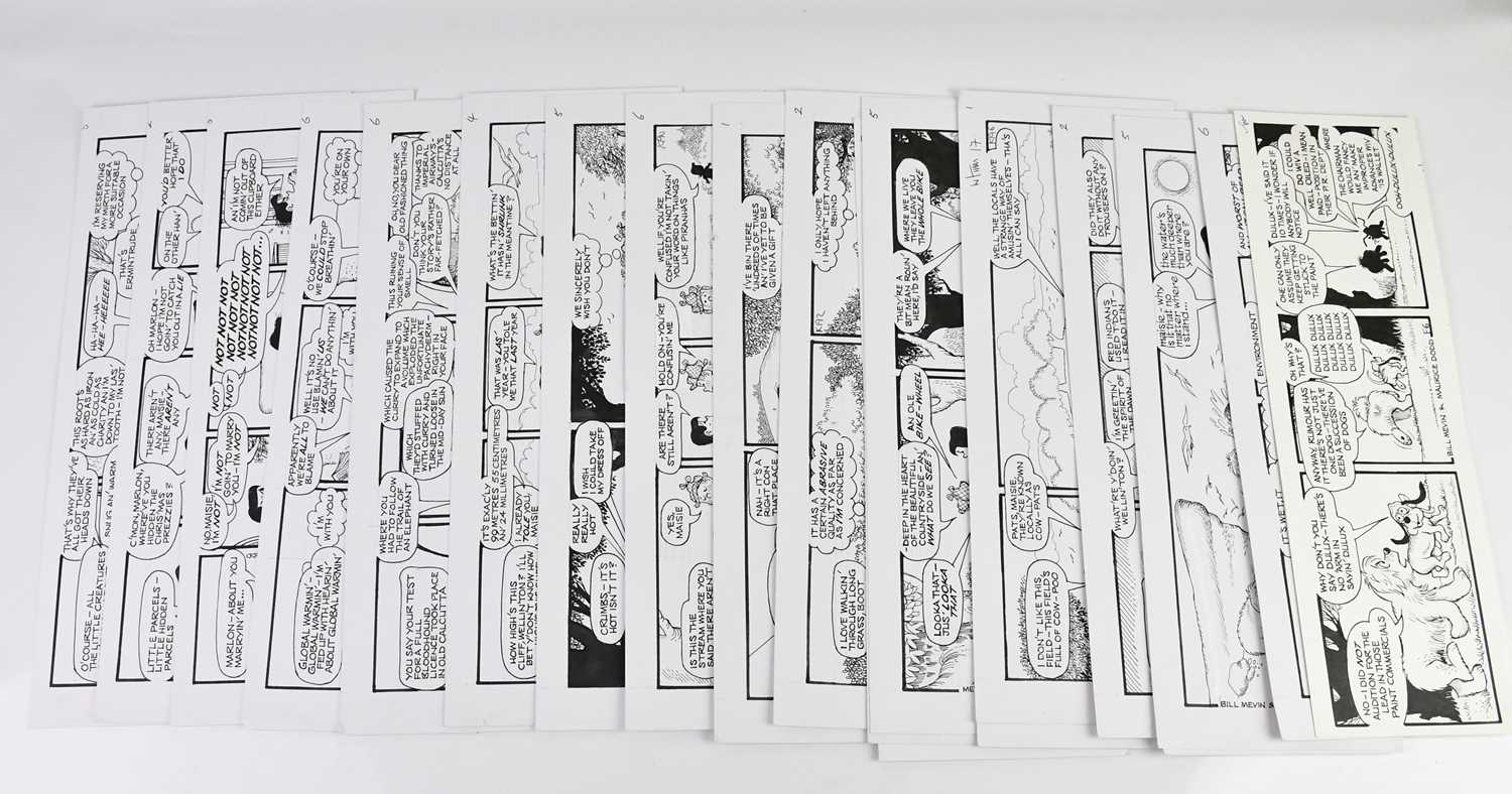 † BILL MEVIN (AND MAURICE DODD); twenty black and white original storyboard cartoons for The