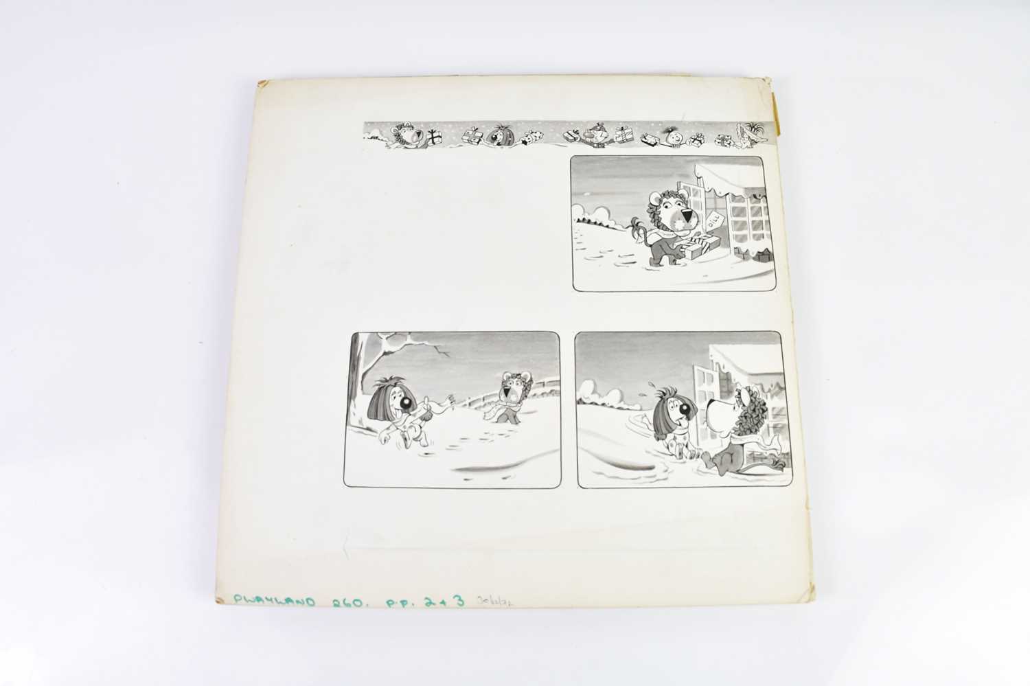 † BILL MEVIN; a group of eight original storyboard cartoons for The Herbs, some with annotated - Bild 2 aus 2