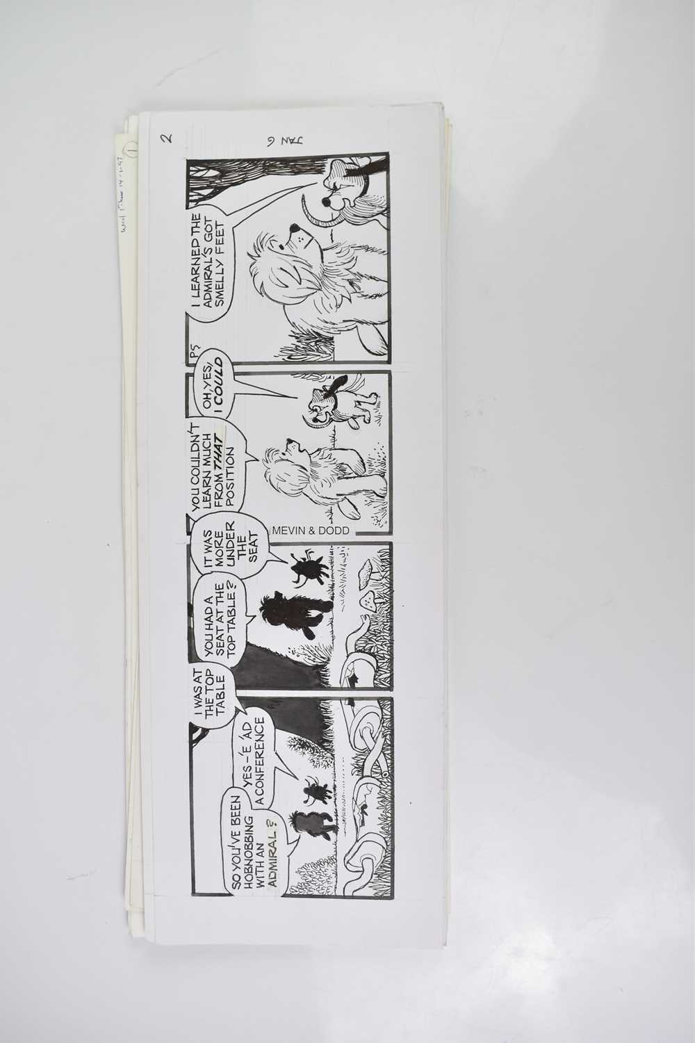 † BILL MEVIN (AND MAURICE DODD); twenty black and white original storyboard cartoons for The - Image 2 of 2