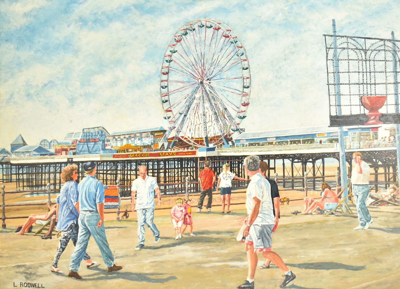 Timed Auction of Artwork by Blackpool Artist Leonard Rodwell (Macclesfield)