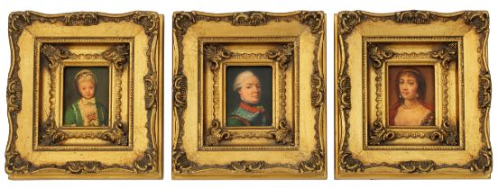 Drei Porträtbildnisse