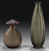 Parfumflakon und Vase von Sabino