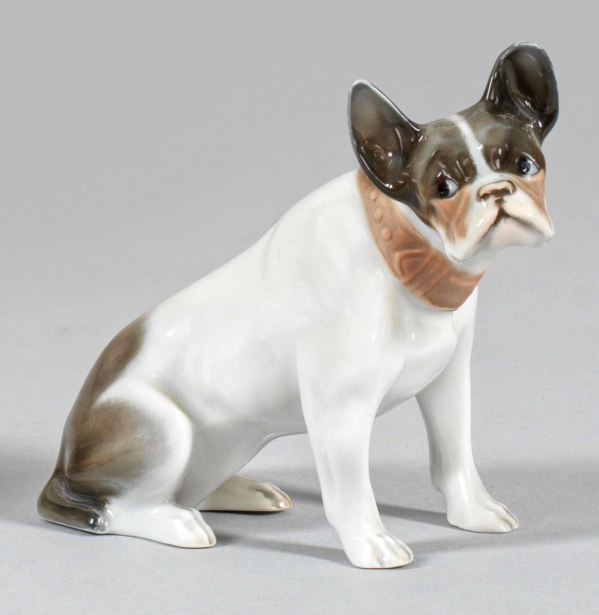 Jugendstil-Tierfigur "Junge Französische Bulldogge"