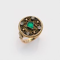 Smaragd-Ring aus den 50er Jahren