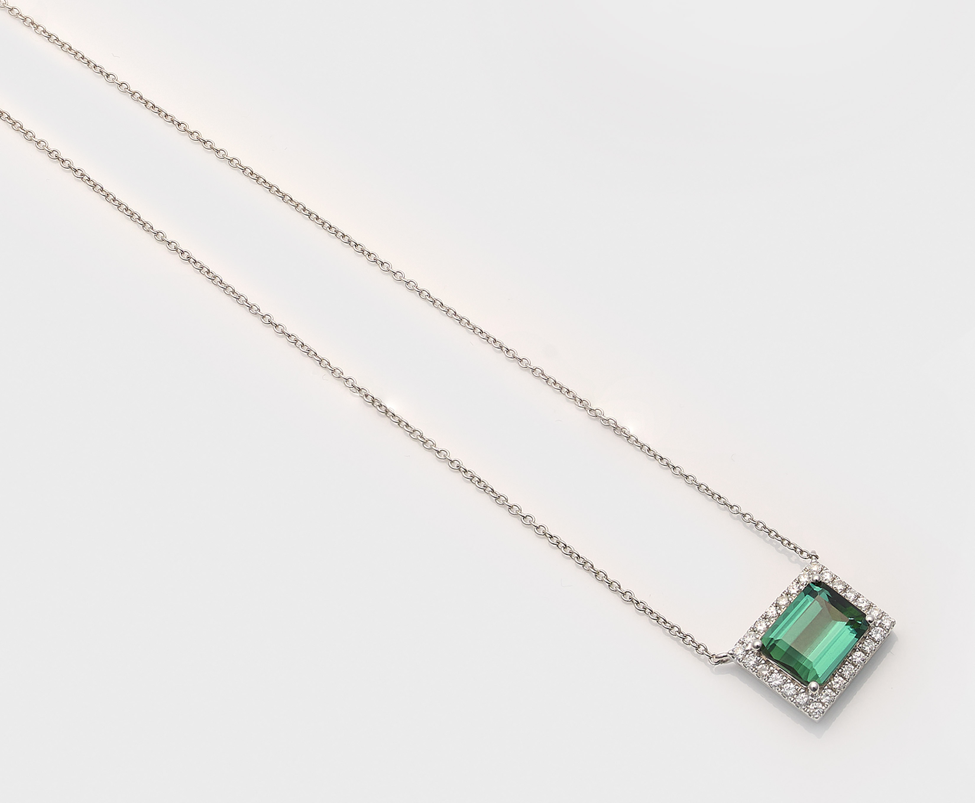 Turmalin-Brillant-Collier