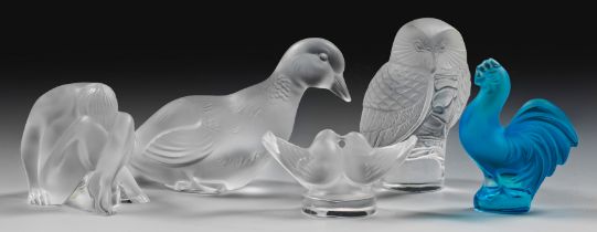 Kollektion Glasfiguren von Lalique und Baccarat